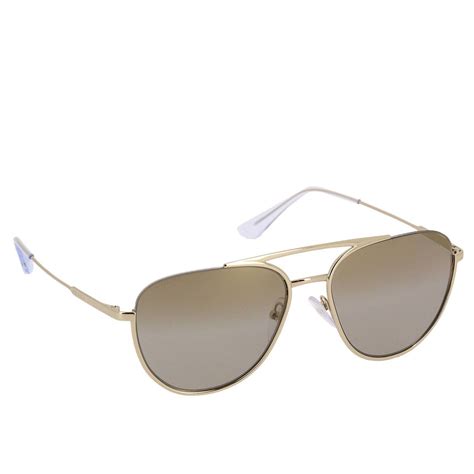 Prada sunglasses women gold